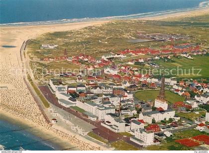 73121330 Borkum Nordseebad Fliegeraufnahme Borkum