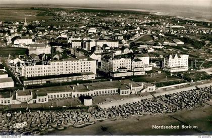 73140954 Borkum Nordseebad Fliegeraufnahme Borkum