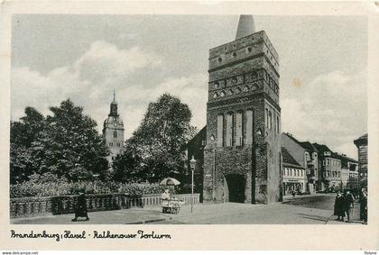 brandenburg - brandebourg - havel - rathenower torturm - vendeur de glaçes