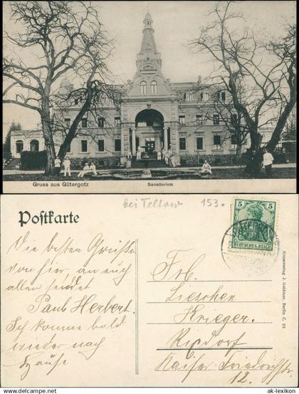 Ansichtskarte Güterfelde Gütergotz-Stahnsdorf Sanatorium 1908