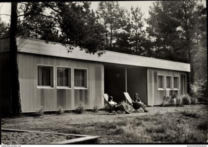 CPA Ahrensdorf Templin im Kreis Uckermark, Bungalow Siedlung, Betriebsferienheim Wilhelm Pieck