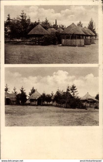 CPA Ahrensdorf Templin in der Uckermark, Neu-Afrika, Besitzer und Erbauer Robert Preußner