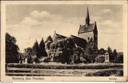 CPA Blumberg Ahrensfelde bei Berlin, Partie an der Kirche