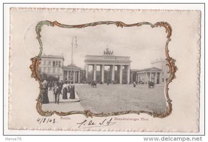 ALLEMAGNE - BERLIN -Porte de Brandebourg