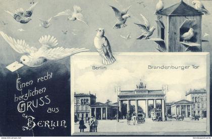 BERLIN, Brandenburger Tor (1910) AK