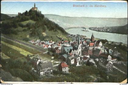 70090586 Braubach Rhein Braubach Burg ungelaufen ca. 1920