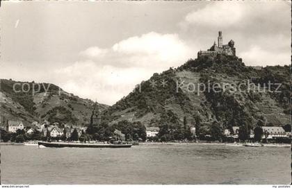 72062950 Braubach Rhein Blick auf die Marksburg Braubach