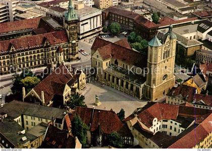 73088489 Braunschweig Burgplatz Rathaus Fliegeraufnahme Braunschweig