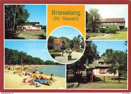 74027528 Brieselang Waldcafé Kaufhaus Partie am See Polytechnische Oberschule Ju