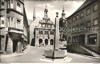 72096205 Buchen Baden Altes Rathaus  Buchen Baden