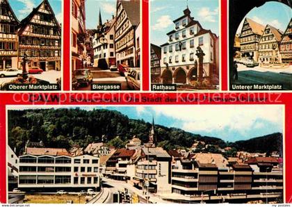 72772432 Calw Marktplatz Biergasse Rathaus Panorama Calw