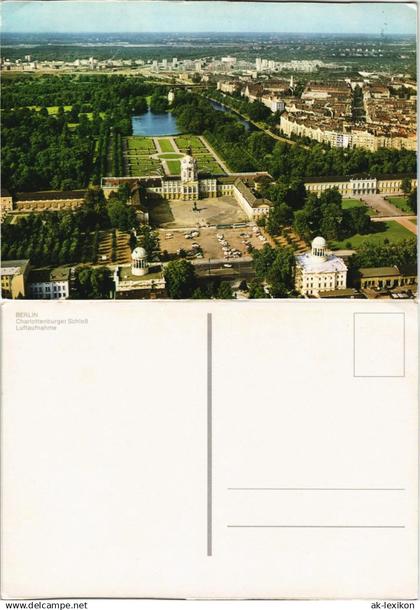 Ansichtskarte Charlottenburg-Berlin Luftbild Schloss Charlottenburg 1970