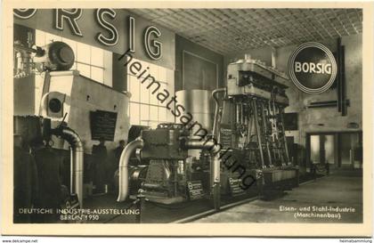 Berlin - Deutsche Industrie-Ausstellung Berlin 1950 - Eisen- und Stahl-Industrie (Maschinenbau) - Foto-AK - Verlag Carl