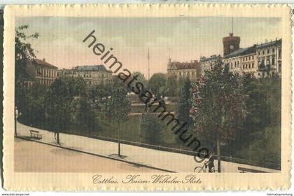 Cottbus - Kaiser-Wilhelm-Platz - Verlag Arthur Gnacinski Cottbus