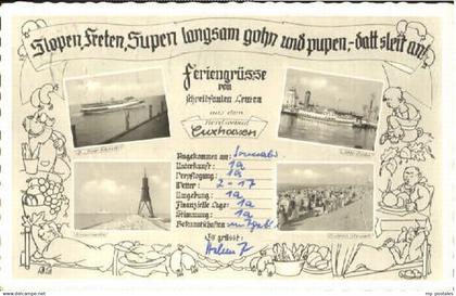 70120711 Cuxhaven Nordseebad Cuxhaven  x 1957 Cuxhaven