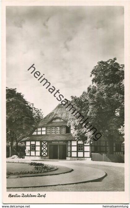 Berlin-Dahlem - U-Bahnhof Dahlem-Dorf - Foto-AK - Verlag Kunst und Bild Berlin