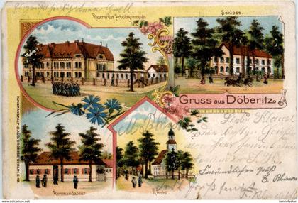 Gruss aus Döberitz - Litho