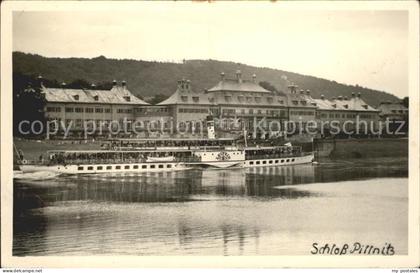 72120282 Pillnitz Schloss Pillnitz Elbedampfer Pillnitz