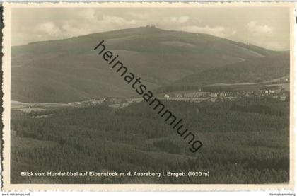 Eibenstock - Auersberg - Foto-AK - Verlag Max Teller Auersberg