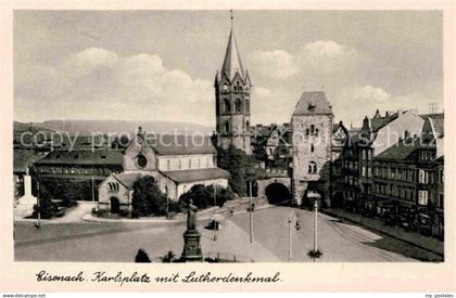 72638294 Eisenach Thueringen Karlplatz Lutherdenkmal Wartburgstadt Eisenach