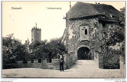 Allemagne - THURINGE - EISENACH - schlosseingang