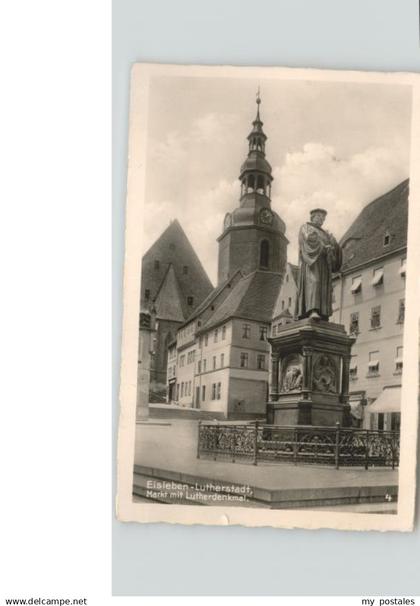 70889859 Eisleben Eisleben Lutherstadt Markt Lutherdenkmal x