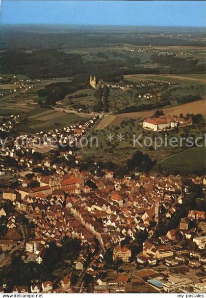 71827607 Ellwangen Jagst Fliegeraufnahme Ellwangen