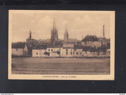 Frankreich France AK Elsass Alsace Pfaffenhofen Vue sur la Moder