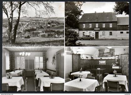 9207 - alte MBK Ansichtskarte - Elterlein - Gasthaus Gaststätte Jägersruh - gel 1980 - Fotoverlag - Hoffmann