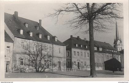 Foto Rohling AK Elterlein Markt Marktgasse Kirchgasse Zwönitzer Straße Bäckerei a Aue Annaberg Buchholz Erzgebirge DDR