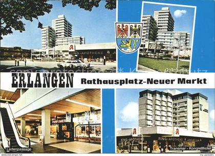 72063103 Erlangen Rathausplatz und Neuer Markt Erlangen