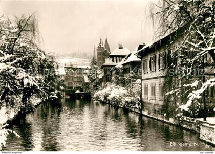 73125431 Esslingen Neckar Haeuserpartie am Neckar Esslingen Neckar