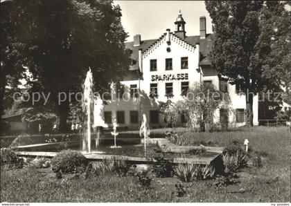 72079032 Falkenstein Vogtland Schloss Springbrunnen Sparkasse