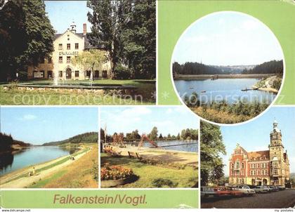 72348267 Falkenstein Vogtland Schloss Talsperre Sperrmauer Rathaus