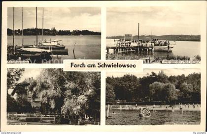 72365029 Ferch Am Schwielowsee Landungsbruecke Haus am See Strandleben Ferch