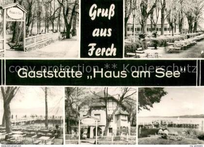 73718240 Ferch Gaststaette Haus am See Teilansichten m. Seeblick Ferch