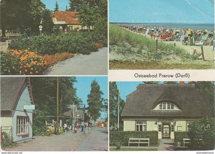 AK Ostseebad Prerow Cafe Strandeck Strandstraße Rat der Gemeinde Ribnitz Damgarten Zingst Wieck Barth Fischland Darß DDR