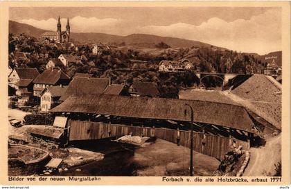 CPA AK Forbach - Forbach u. die Alte Holzbrucke GERMANY (910439)