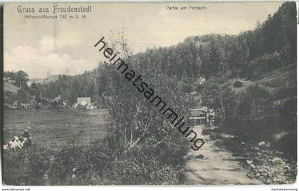 Freudenstadt - Partie am Forbach - Verlag Carl Fiedler Freudenstadt