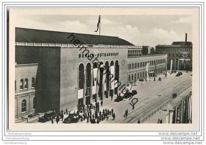 Berlin-Friedrichshain - Ostbahnhof - Foto-AK 50er Jahre