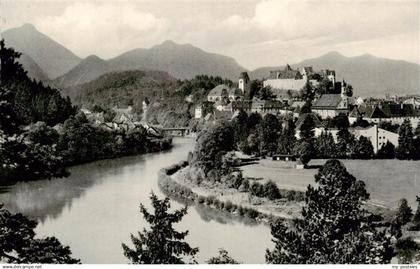 73909032 Fuessen Allgaeu Lechpartie mit Schloss Fuessen