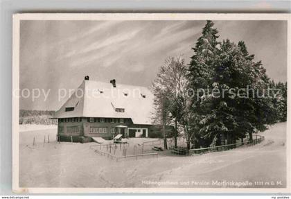 42828189 Furtwangen Hoehengasthaus Martinskapelle Furtwangen