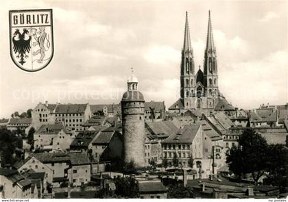 73071607 Goerlitz Sachsen Peterskirche und Nikolaiturm Goerlitz Sachsen