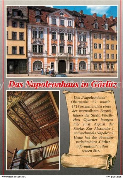 73236094 Goerlitz Sachsen Napoleonhaus Chronik Goerlitz Sachsen