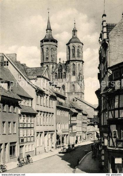 73135116 Goettingen Niedersachsen Tuerme der Johanniskirche Goettingen Niedersac