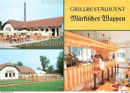 73659391 Dannenwalde Gransee Restaurant M?rkisches Wappen