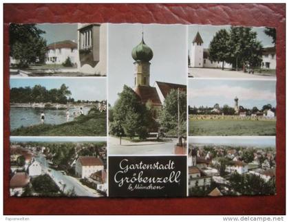 Gröbenzell - Mehrbildkarte "Gartenstadt Gröbenzell b München"