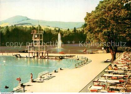 72998238 Grossschoenau Sachsen Freibad Sprungturm Gondelteich Grossschoenau Sach