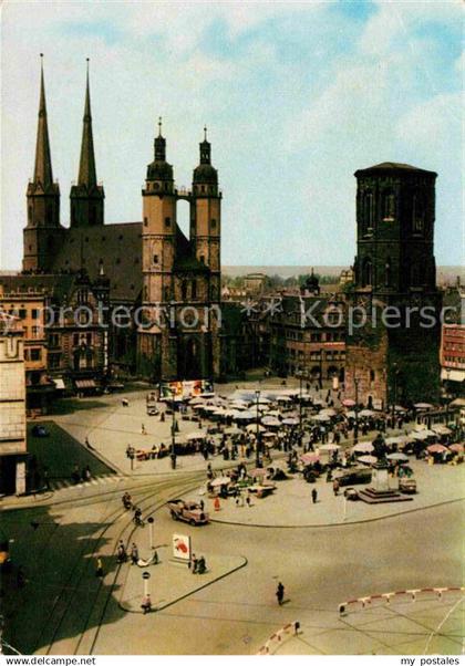 72636237 Halle Saale Marktplatz Kirche Halle