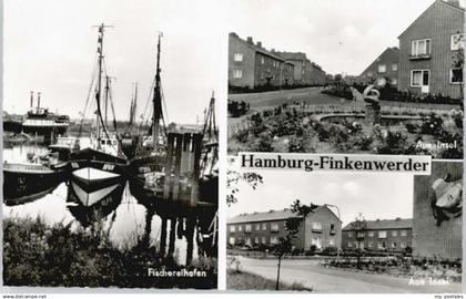 70133543 Finkenwerder Finkenwerder Fischereihafen Aue Insel *